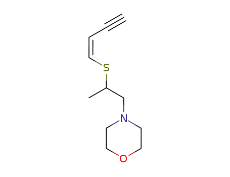 N-[2-(but-1-en-3-yn-1-ylsulfanyl)propyl]morpholine