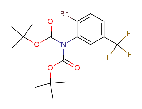 N,N'-bis(tert-butyloxycarbonyl)-2-bromo-5-trifluoromethylaniline