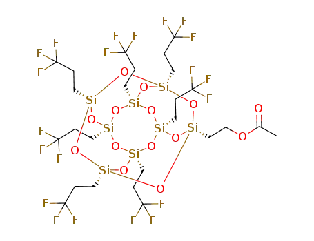 (2-acetoxyethyl)hepta(3,3,3-trifluoropropyl)-T8-silsesquioxane