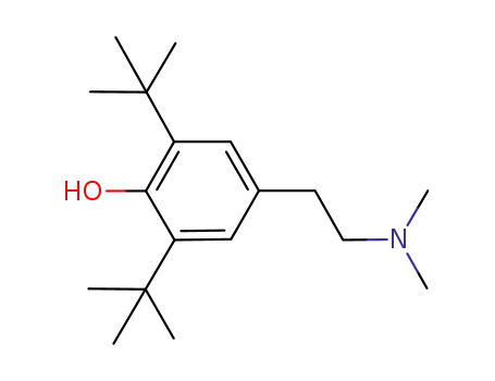 Molecular Structure of 83698-88-8 (Phenol, 4-[2-(dimethylamino)ethyl]-2,6-bis(1,1-dimethylethyl)-)