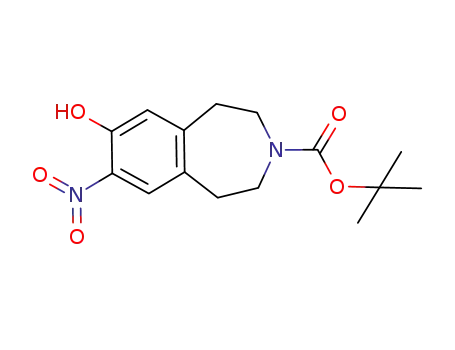 7-hydroxy-8-nitro-1,2,4,5-tetrahydrobenzo[d]azepine-3-carboxylic acid tert-butyl ester