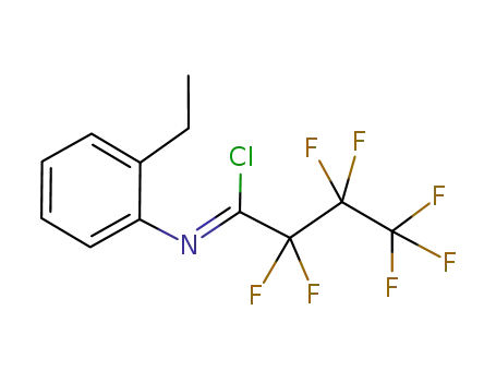 N-(2-ethylphenyl)-2,2,3,3,4,4,4-heptafluorobutanimidoyl chloride