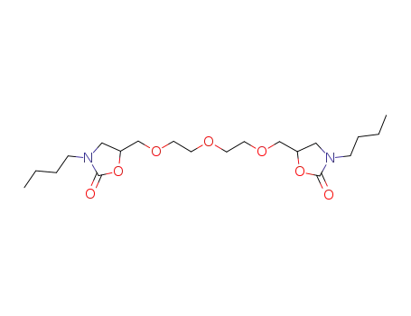 1,9-bis(3-butyloxazolidin-2-on-5-yl)-2,5,8-trioxanonane