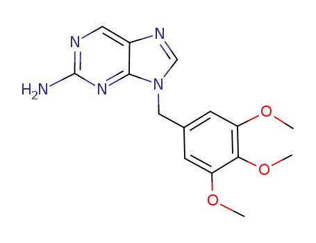 9-(3,4,5-trimethoxybenzyl)-9H-purin-2-ylamine