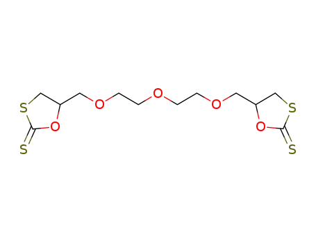 1,9-bis(oxathiolane-2-thione-5-yl)-2,5,8-trioxanonane