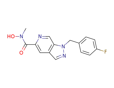 1-(4-fluorobenzyl)-N-hydroxy-N-methyl-1H-pyrazolo[3,4-c]pyridine-5-carboxamide