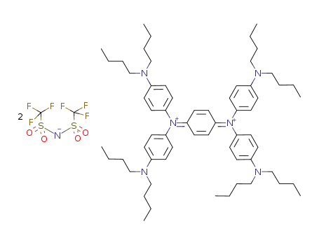 bis(trifluoromethanesulfone)imidate N,N,N',N'-tetrakis(p-dibutylaminophenyl)-p-phenylene diimmonium