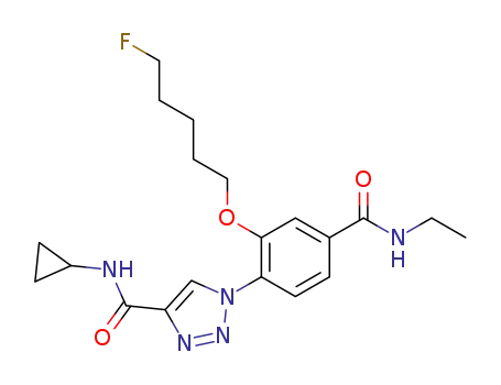 N-cyclopropyl-1-{4-[(ethylamino)carbonyl]-2-[(5-fluoropentyl)oxy]phenyl}-1H-1,2,3-triazole-4-carboxamide