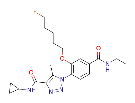 N-cyclopropyl-1-{4-[(ethylamino)carbonyl]-2-[(5-fluoropentyl)oxy]phenyl}-5-methyl-1H-1,2,3-triazole-4-carboxamide
