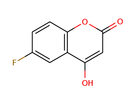 Molecular Structure of 1994-13-4 (6-FLUORO-4-HYDROXYCOUMARIN)