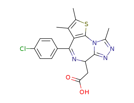 [4-(4-chlorophenyl)-2,3,9-trimethyl-6H-thieno[3,2-f][1,2,4]triazolo[4,3-a][1,4]diazepin-6-yl]acetic acid