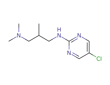 2-(2-methyl-3-dimethylaminopropylamino)-5-chloropyrimidine