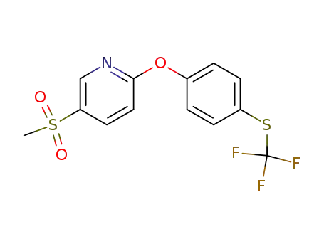 5-(methylsulfonyl)-2-(4-((trifluoromethyl)thio)phenoxy)pyridine
