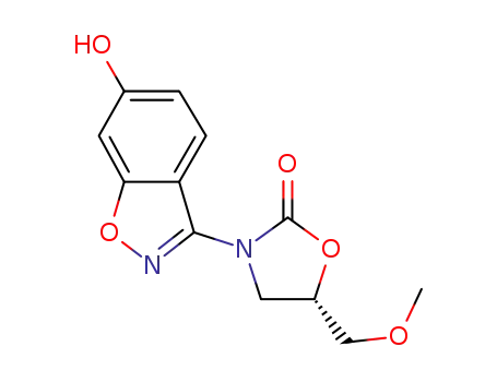 (S)-3-(6-hydroxybenzo[d]isoxazol-3-yl)-5-(methoxymethyl)oxazolidin-2-one