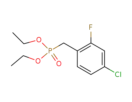 4-chloro-1-(diethoxyphosphorylmethyl)-2-fluorobenzene