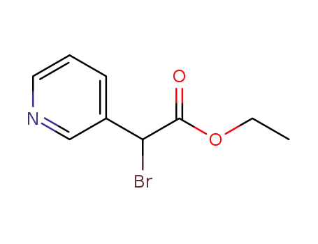 bromo-pyridin-3-yl-acetic acid ethyl ester