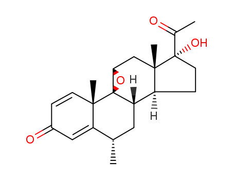 6α-methyl-9,11β-epoxy-17α-hydroxy-pregna-1,4-diene-3,20-dione