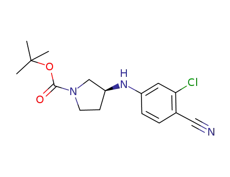 1,1-dimethylethyl (3S)-3-[(3-chloro-4-cyanophenyl)amino]-1-pyrrolidnecarboxylate