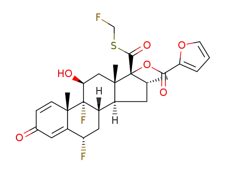 Molecular Structure of 397864-44-7 (FLUTICASONE FUROATE)