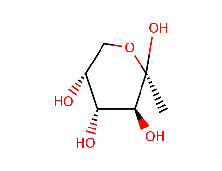1-deoxy-β-D-fructopyranose