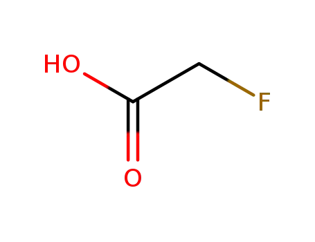 Molecular Structure of 144-49-0 (Fluoroacetic acid)