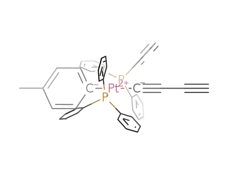 trans-((C6H5)3P)2Pt(C6H4CH3)(CCCCH)