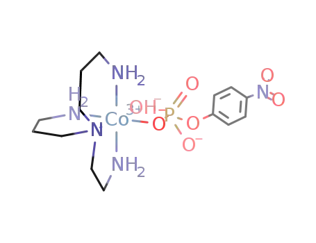 [Co(N-2-aminoethyl-N,N-bis(3-aminopropyl)amine)(OH)O2PO(OC6H4NO2)]