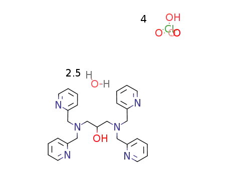 1,3-bis[bis(pyridin-2-ylmethyl)amino]propan-2-ol*4HClO4*2.5H2O