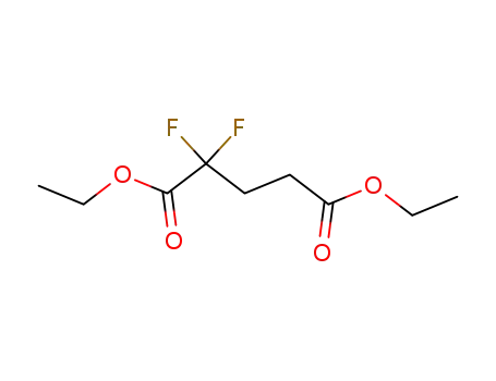Molecular Structure of 428-97-7 (diethyl 2,2-difluoropentanedioate)