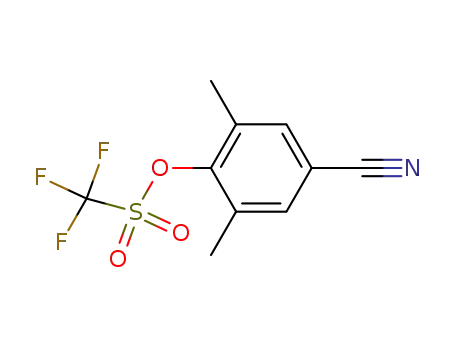 4-cyano-2,6-dimethylphenyl trifluoromethanesulfonate