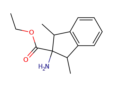 (cis)-2-amino-1,3-dimethyl-indan-2-carboxylic acid ethyl ester