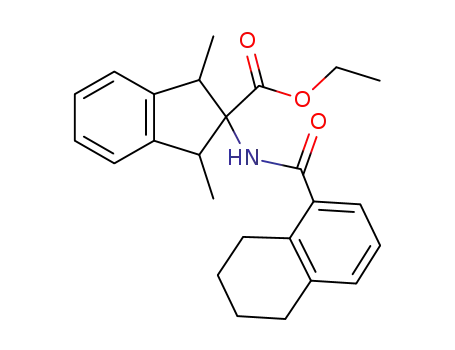 cis-1,3-dimethyl-2-[(5,6,7,8-tetrahydro-naphthalene-1-carbonyl)-amino]-indan-2-carboxylic acid ethyl ester