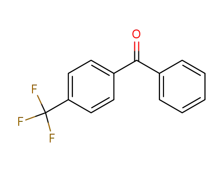 Molecular Structure of 728-86-9 (4-(Trifluoromethyl)benzophenone)
