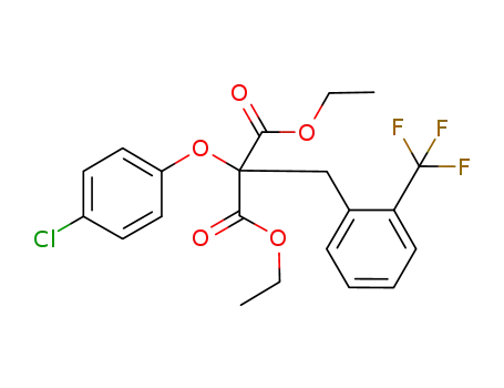 diethyl 2-(4-chlorophenoxy)-2-[2-(trifluormethyl)benzyl]malonate