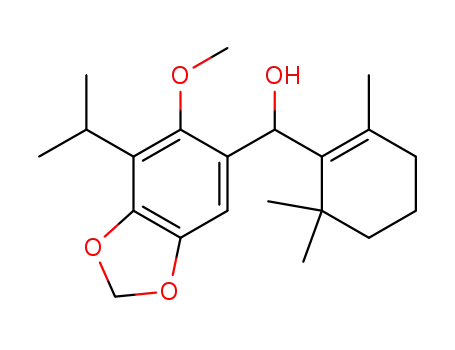 (±)-(7-isopropyl-6-methoxybenzo[d][1,3]dioxol-5-yl)(2,6,6-trimethylcyclohex-1-en-1-yl)methanol