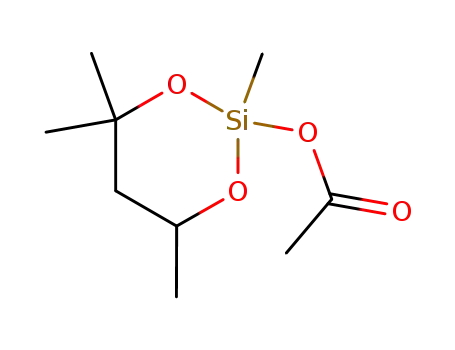 Acetic acid 2,4,4,6-tetramethyl-[1,3,2]dioxasilinan-2-yl ester