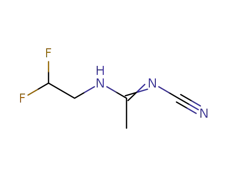 N'-cyano-N-(2,2-difluoroethyl)ethanimidamide
