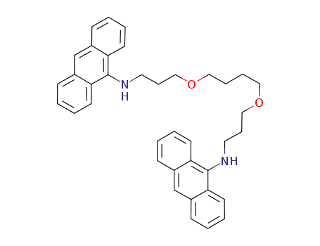 N,N'-{3,3'-[butane-1,4-diyldi(oxy)]bis(propane-3,1-diyl)}di(anthracen-9-amine)