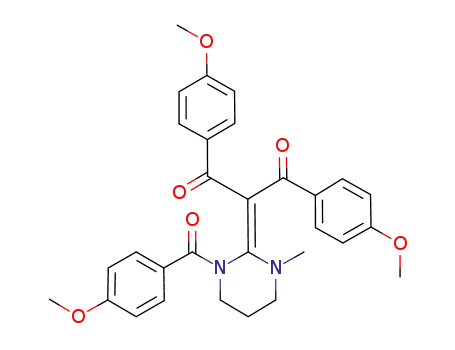 2-[1-(4-methoxybenzoyl)-3-methyltetrahydropyrimidin-2(1H)-ylidene]-1,3-bis(4-methoxyphenyl)propane-1,3-dione