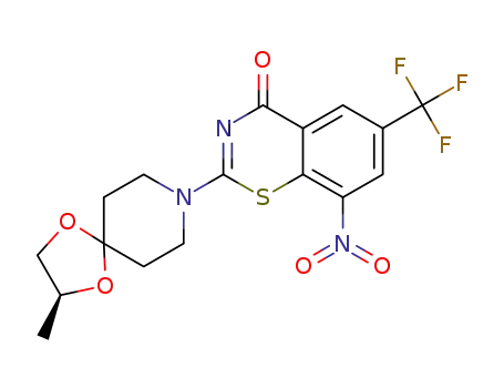 Molecular Structure of 1161233-85-7 (BTZ043)