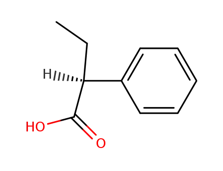 Molecular Structure of 4286-15-1 ((S)-(+)-2-PHENYLBUTYRIC ACID)