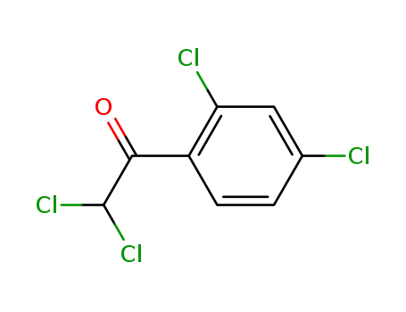 Molecular Structure of 2274-66-0 (2,2,2',4'-TETRACHLOROACETOPHENONE)