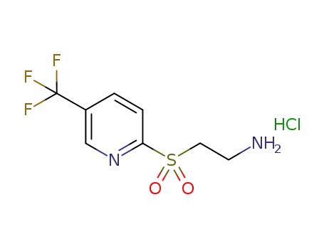 (2-{[5-(trifluoromethyl)-2-pyridyl]sulfonyl}ethyl)amine hydrochloride