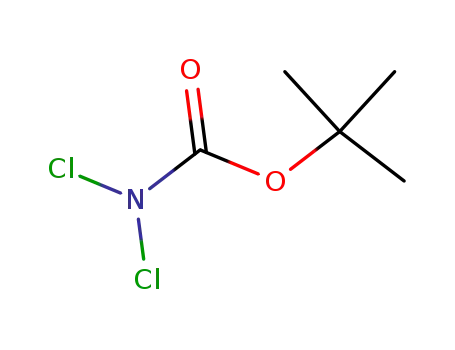Molecular Structure of 54957-94-7 (TERT-BUTYL-N,N-DICHLOROCARBAMATE)