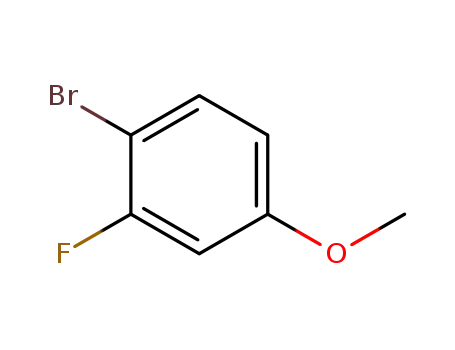 Molecular Structure of 458-50-4 (4-BROMO-3-FLUOROANISOLE)