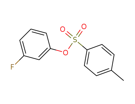 Molecular Structure of 57606-64-1 (Phenol, 3-fluoro-, 4-methylbenzenesulfonate)
