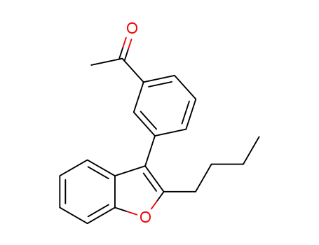 1-[3-(2-butylbenzofuran-3-yl)phenyl]ethanone