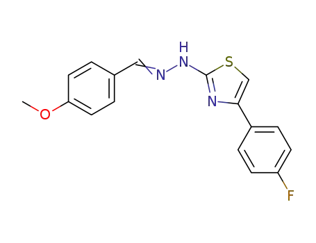 1-(4-methoxybenzylidene)-2-[4-(4-fluorophenyl)thiazol-2-yl]hydrazine