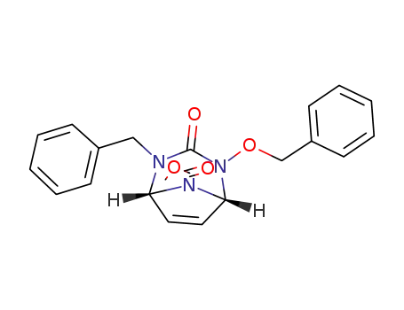 methyl (5RS,1SR)-3-oxo-2-(phenylmethoxy)-4-(phenylmethyl)-2,4,8-triazabicyclo[3.2.1]oct-6-en-8-carboxylate