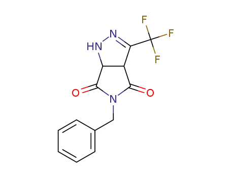 3a,6a-dihydro-5-(phenylmethyl)-3-(trifluoromethyl)pyrrolo[3,4-c]pyrazole-4,6(1H,5H)-dione